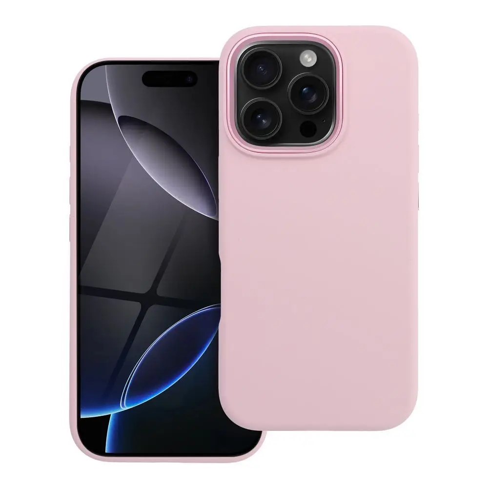 Ohišje za iPhone 16 PRO Forcell F-Protect Frame Premium, združljivo z MagSafe, roza 0INT