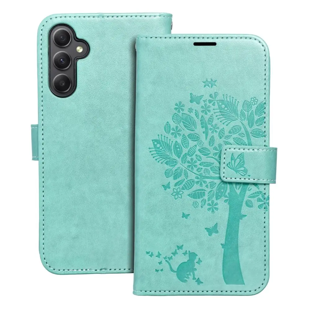 Torbica MEZZO Book za SAMSUNG A34 5G, lesno zelena