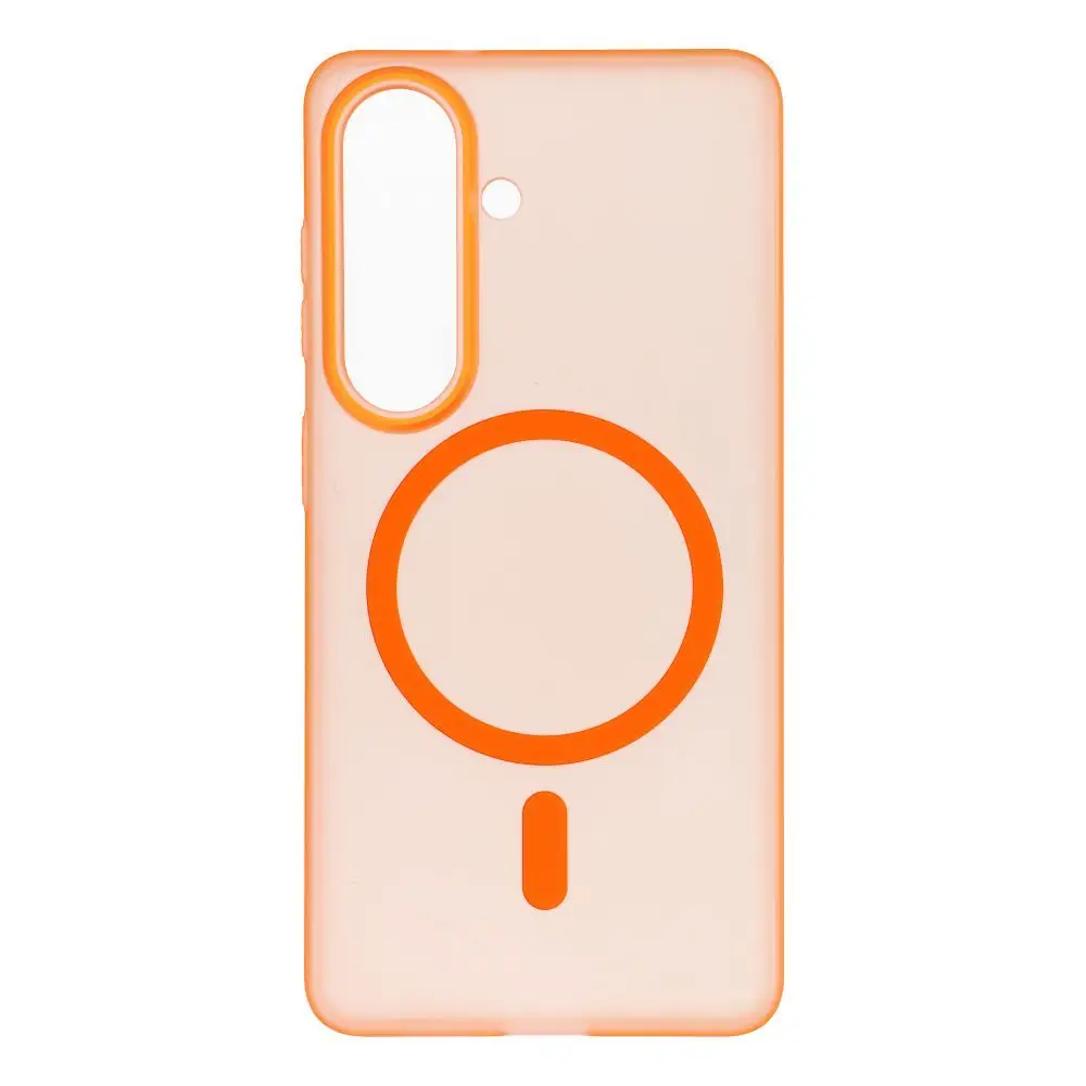 Ohišje za Samsung S26 Go Orange, združljivo z MagSafe, oranžno