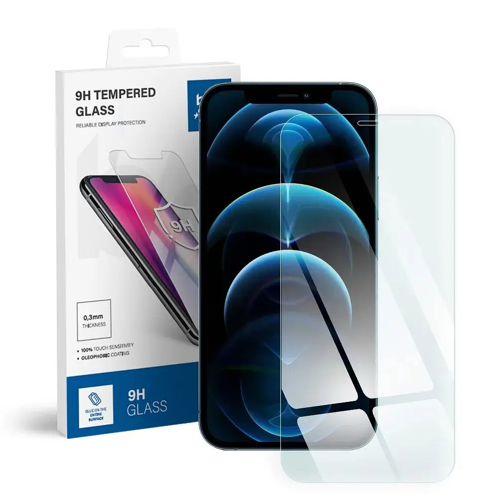 Kaljeno steklo za iPhone 12 PRO MAX Blue Star
