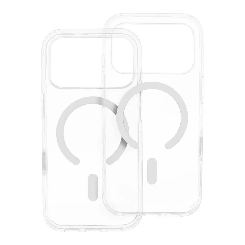 Ohišje za Samsung S26 Forcell F-Protect Clear Hybrid Premium, združljivo z MagSafe, prozorno 0INT