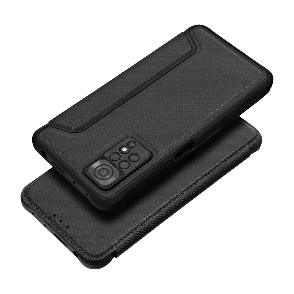 Ovitek RAZOR Book za XIAOMI Redmi Note 14 4G (GLOBAL – 164,84 mm x 78,15 mm x 8,16 mm), črn