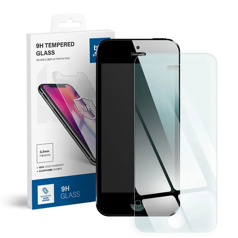 Kaljeno steklo za iPhone 5 / 5C / 5S Blue Star
