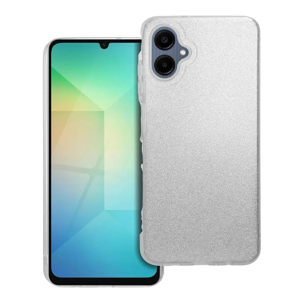 Ovitek za Samsung A06 4G Shining, srebrn