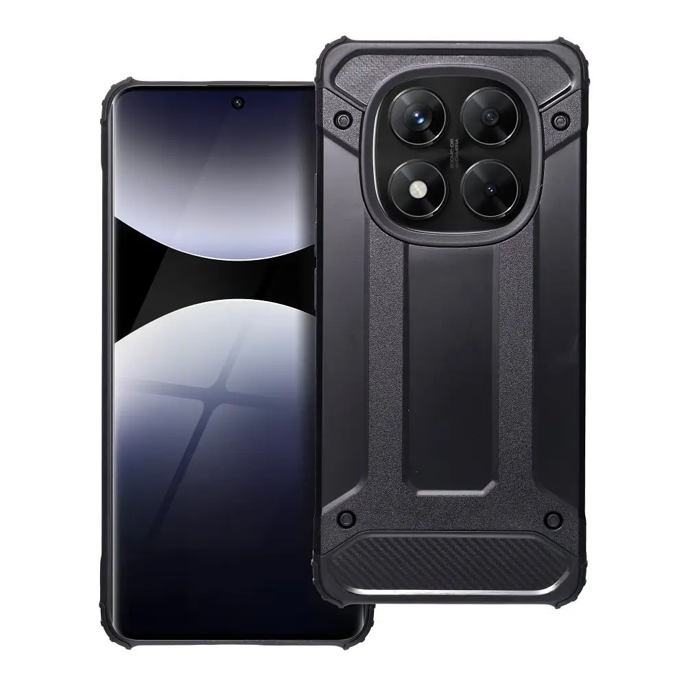Ohišje za Xiaomi Redmi Note 14 5G Armor, črno