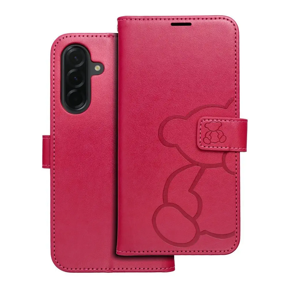 Torbica MEZZO Book za SAMSUNG A36 5G v barvi teddy bear magenta
