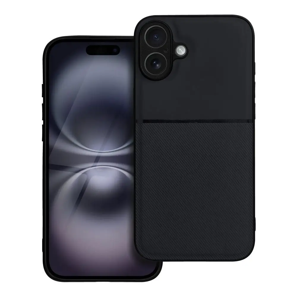 Ohišje za iPhone 16 PLUS Noble, črno