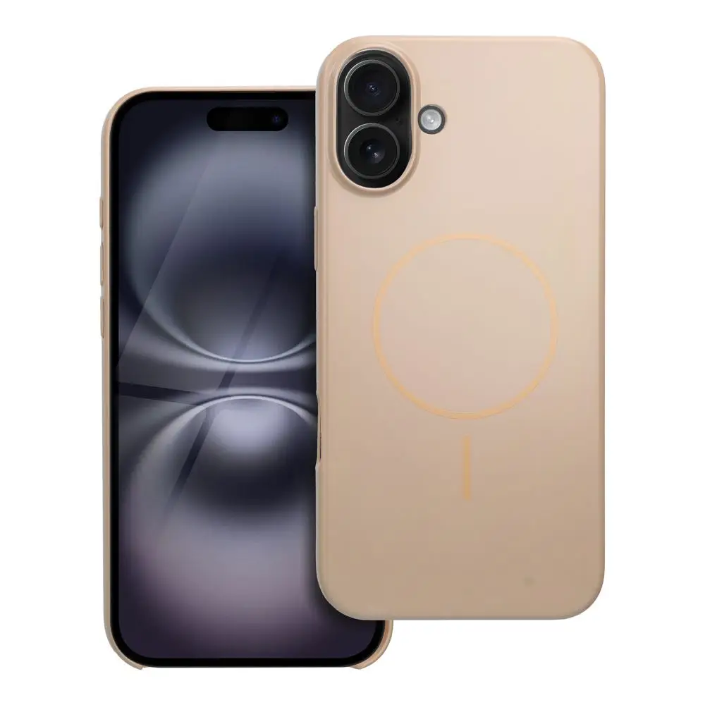 Ohišje za iPhone 16 PLUS Glossy Mag Cover, združljivo z MagSafe, zlato