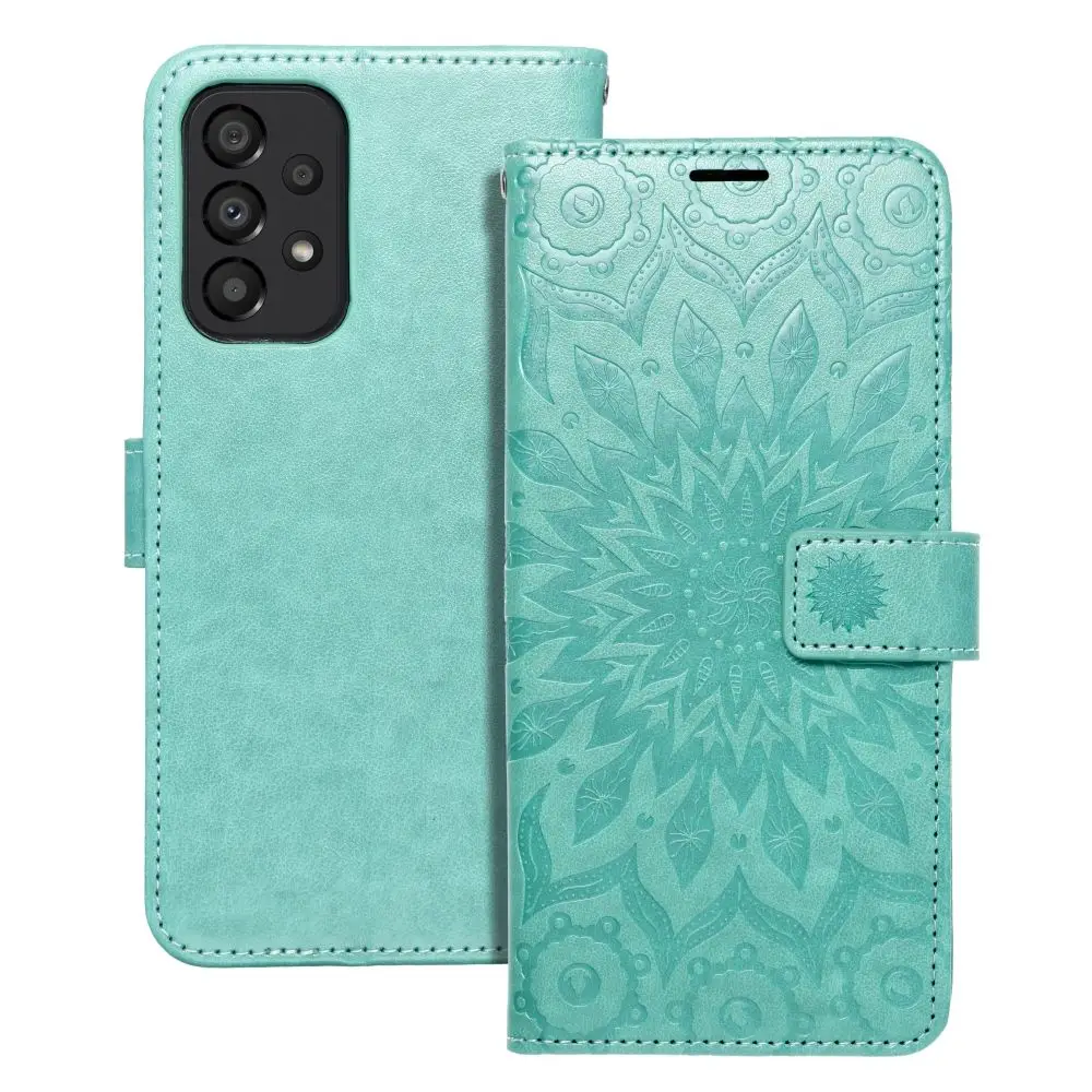 Torbica MEZZO Book za SAMSUNG A33 5G, mandala, zelena