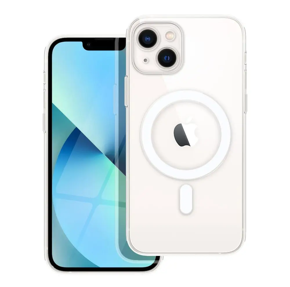 Transparentni etui za iPhone 13 Clear Mag Cover (STR / CAMERA PROTECTION), združljiv z MagSafe