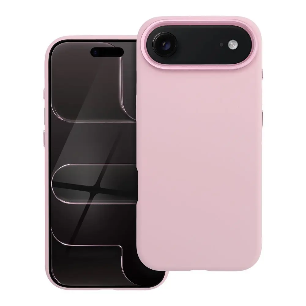 Ohišje za iPhone 17 Air Forcell F-Protect Frame Premium, združljivo z MagSafe, roza 0INT