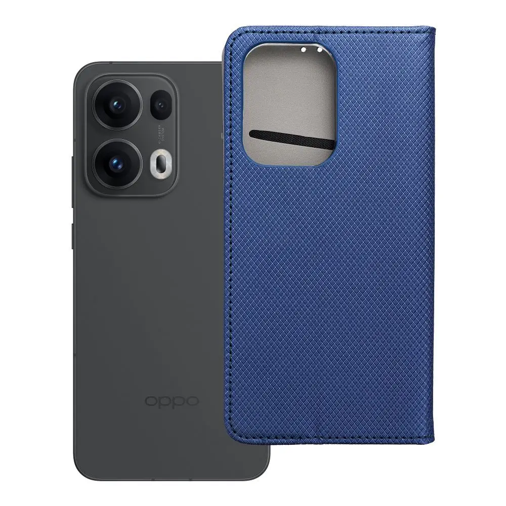 Torba SMART CASE Book za OPPO RENO 13 PRO 5G, temno modra
