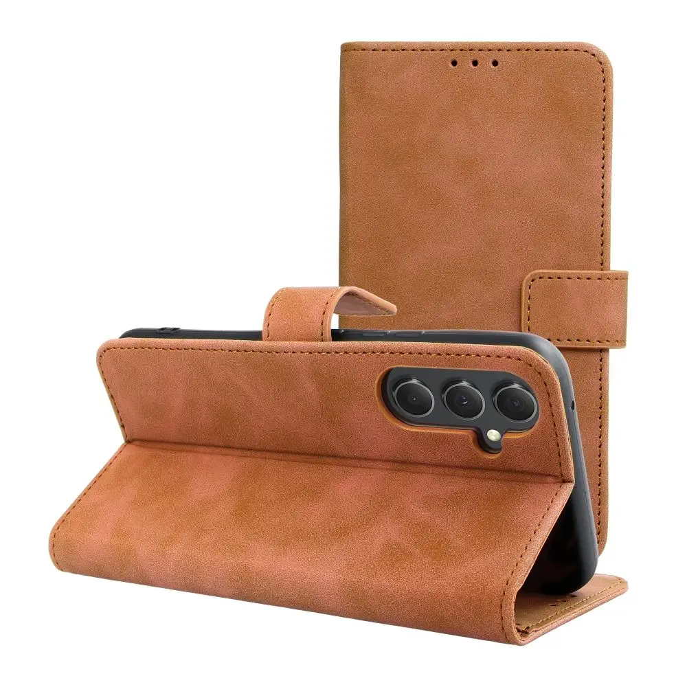 TENDER Book ovitek za SAMSUNG A54 5G, rjav
