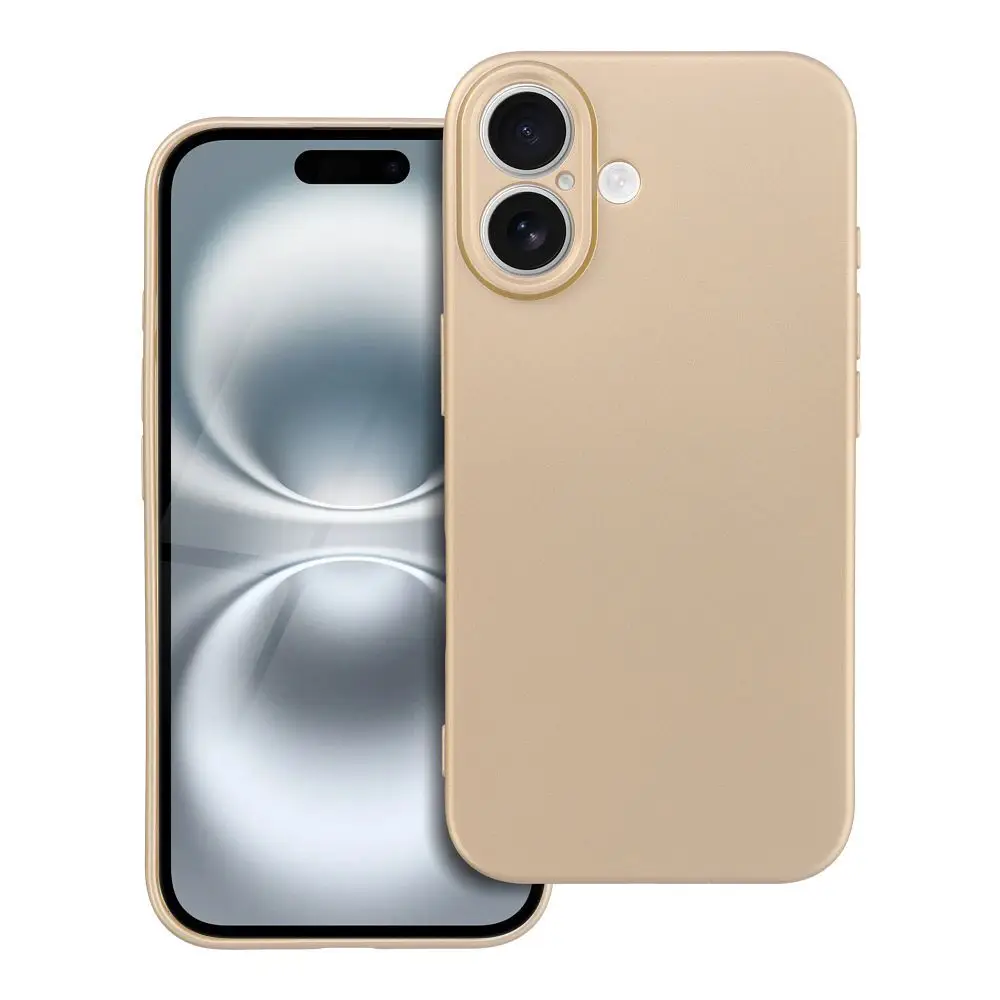 Ohišje za iPhone 16 v barvi kovinsko zlato