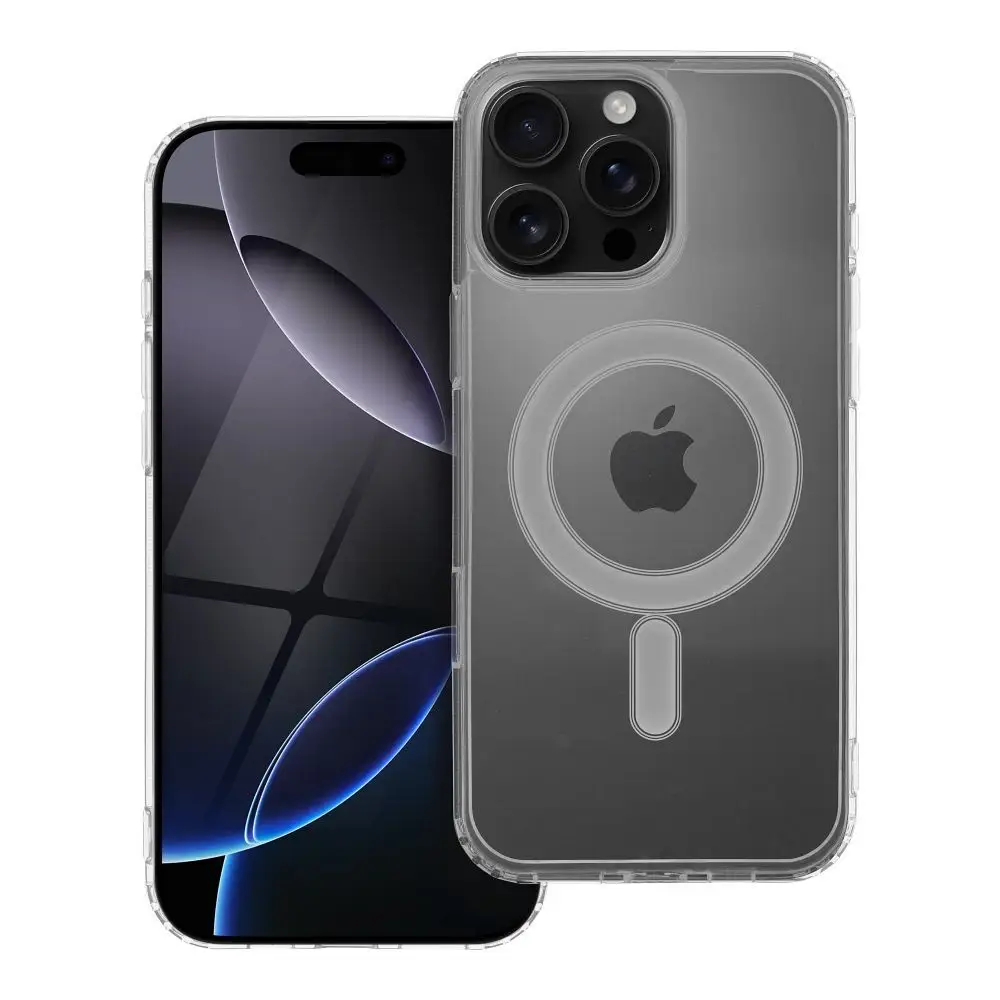 Ohišje za iPhone 16 PRO MAX Clear Mag Cover (STR), združljivo z MagSafe, prozorno