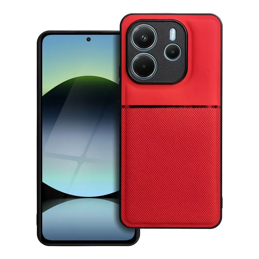 Ovitek za Xiaomi Redmi NOTE 14 4G (GLOBAL – 163,25 mm x 76,55 mm x 8,16 mm) v rdeči barvi Noble