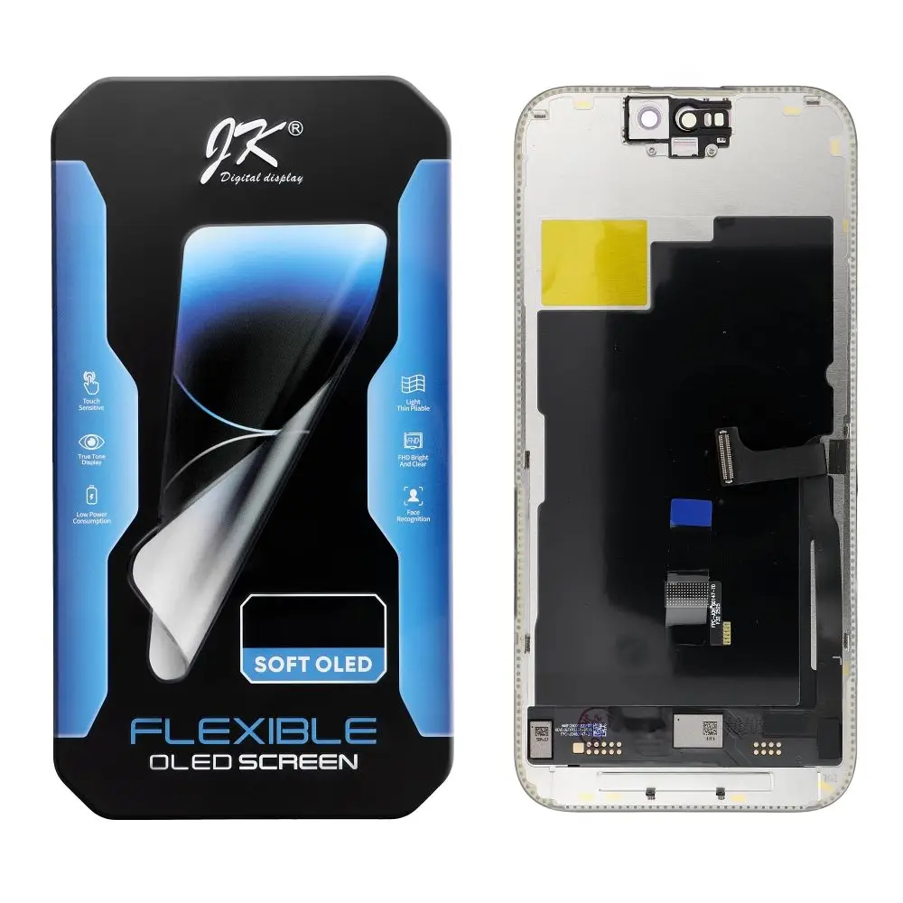 JK LCD-zaslon za iPhone 15 Pro HARD OLED (zamenjava IC)