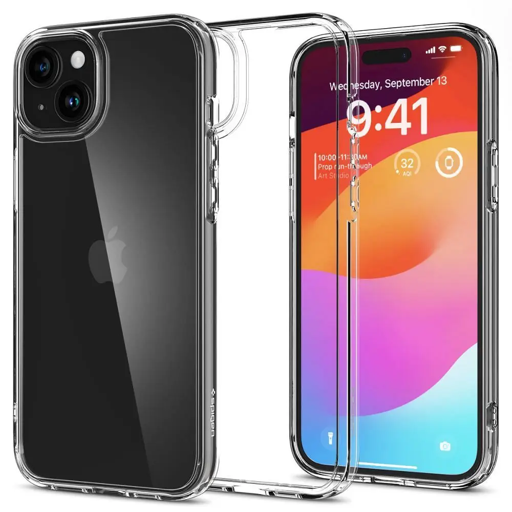 SPIGEN etui ULTRA HYBRID za IPHONE 15, prozorno