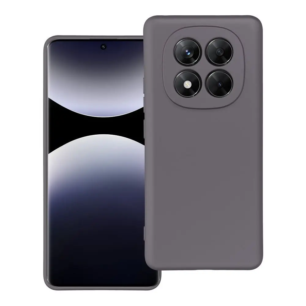 Ohišje za Xiaomi Redmi NOTE 14 PRO PLUS 5G v sivi barvi z metalnim odtenkom