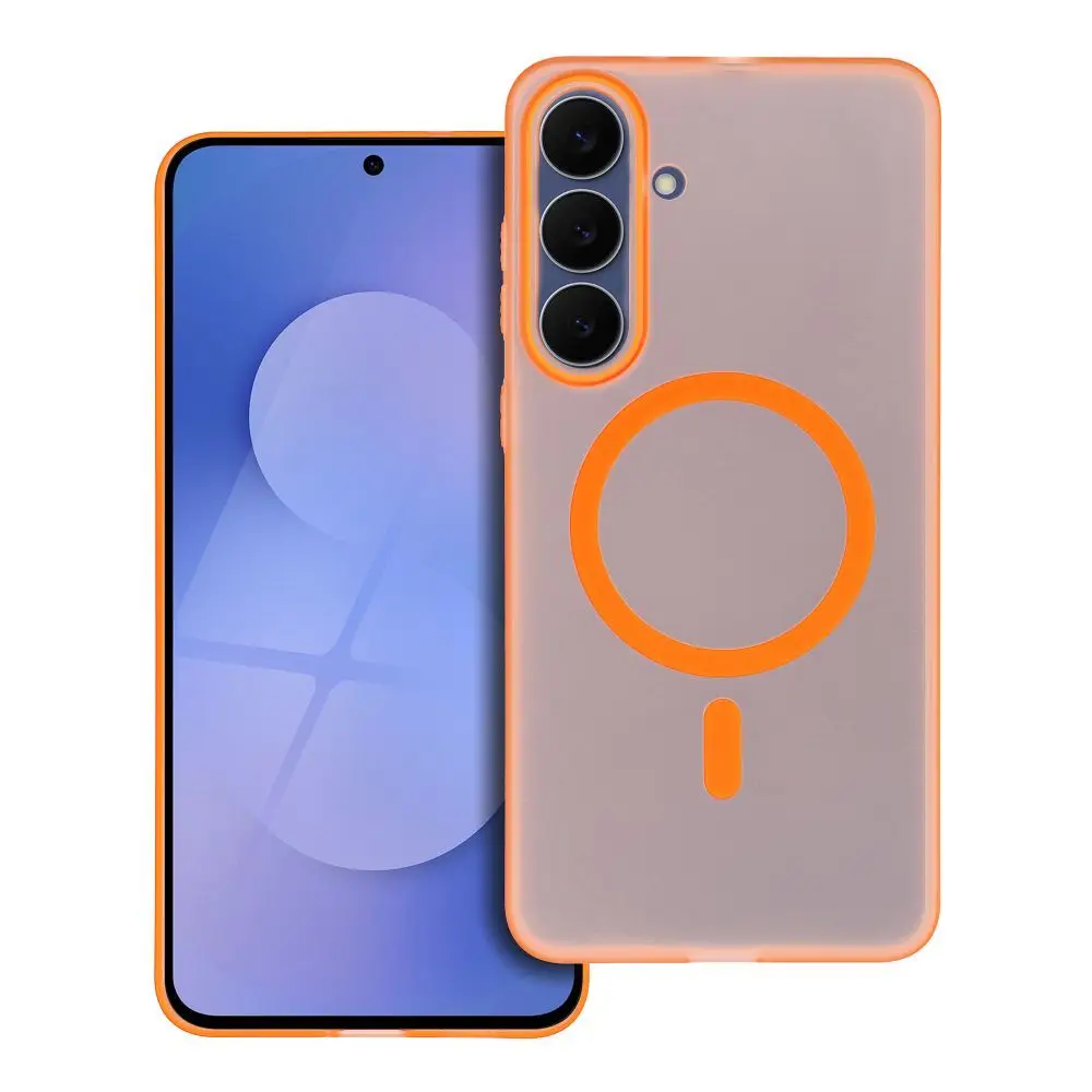 Ohišje za Samsung S25 FE Go Orange, združljivo z MagSafe, oranžno