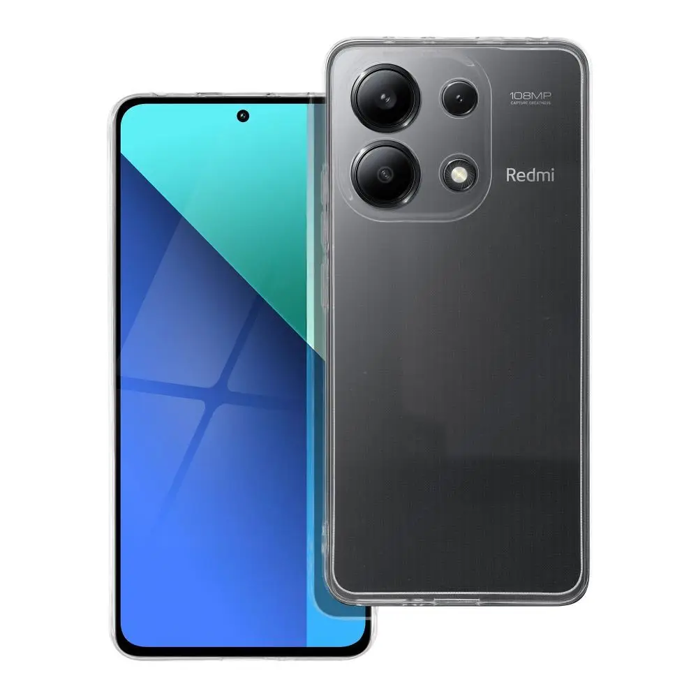Prozorna zaščitna torbica za Xiaomi Redmi Note 13 4G, debelina 2 mm