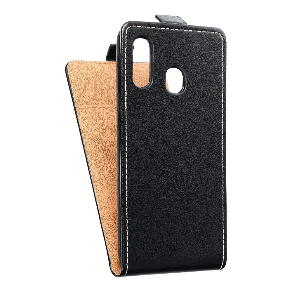 Vertikalni etui SLIM FLEXI FRESH za SAMSUNG A20e, črn