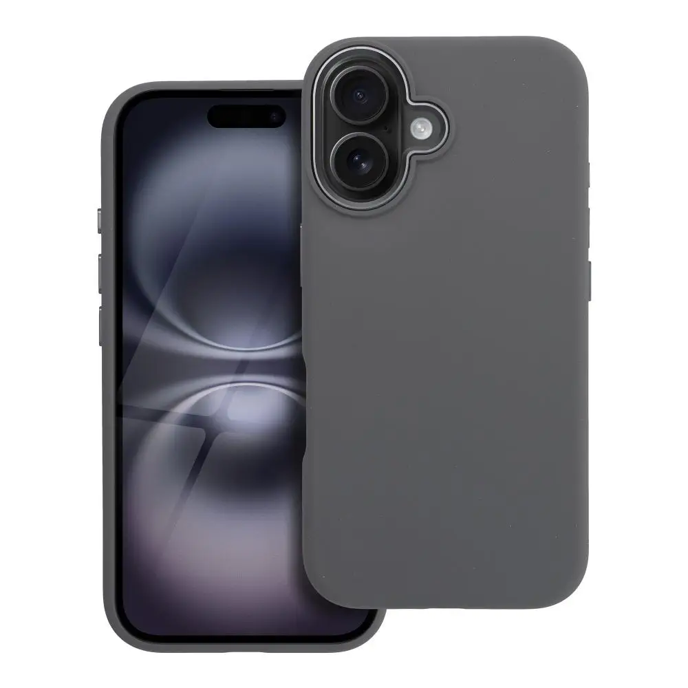 Ohišje za iPhone 16 Forcell F-Protect Frame Premium, združljivo z MagSafe, sivo 0INT