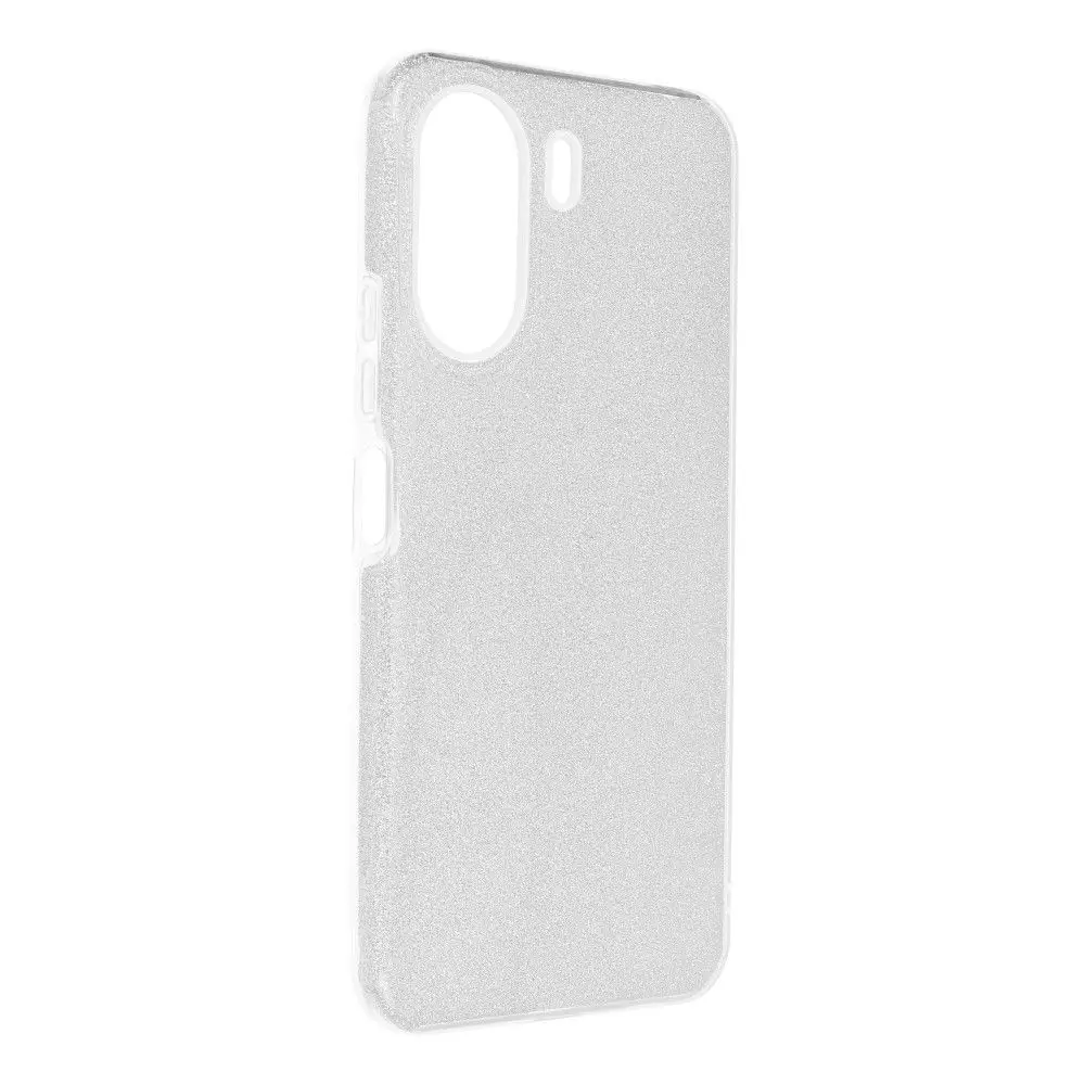 Ohišje za Xiaomi Redmi 13C / Poco C65 v sijoči srebrni barvi