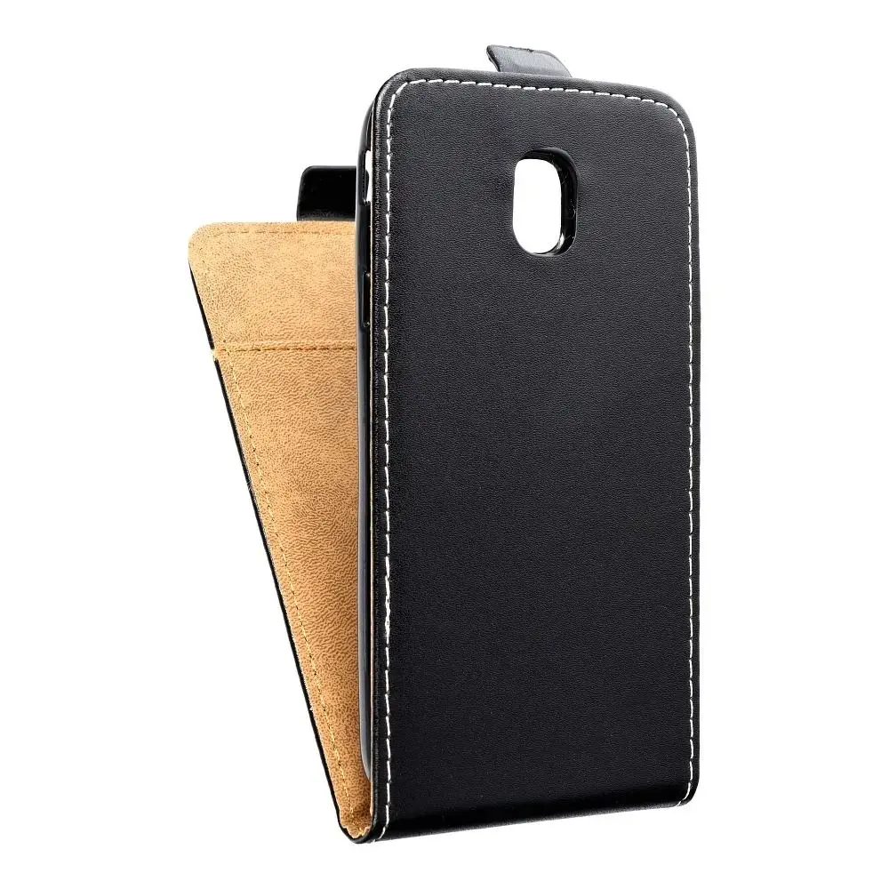 Vertikalni etui SLIM FLEXI FRESH za SAMSUNG J3 2017, črn