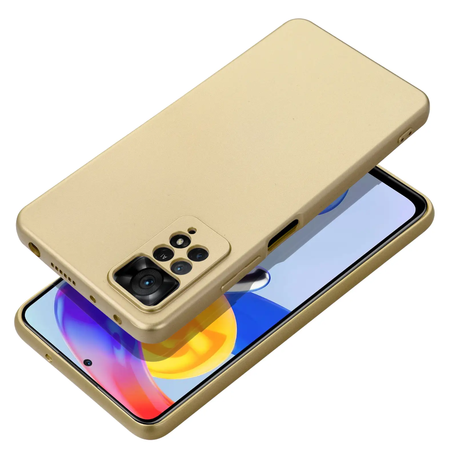 Etui za Xiaomi Redmi 15 4G / 15 5G (171,1 mm) v metalno zlati barvi