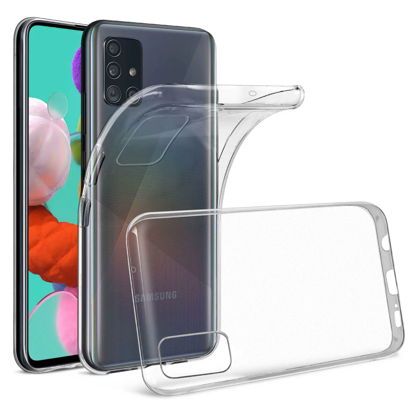 Prozorna škatla za Samsung A51 Clear Case 2 mm