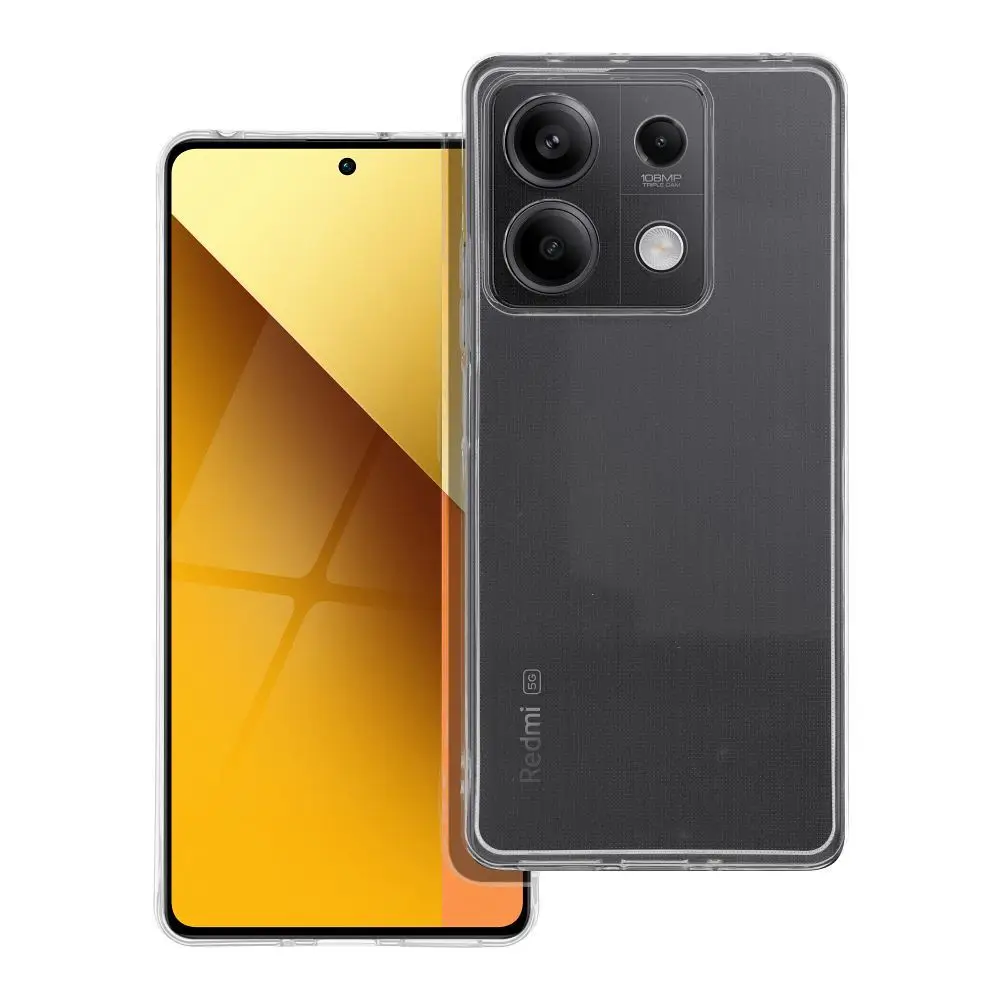 Prozorna zaščitna torbica za Xiaomi Redmi Note 13 5G, debelina 2 mm