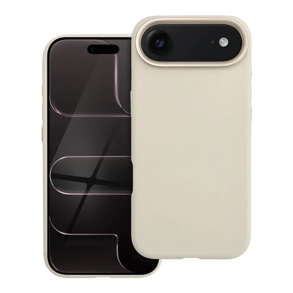 Ohišje za iPhone 17 Air Forcell F-Protect Frame Premium, združljivo z MagSafe, barva antique white 0INT