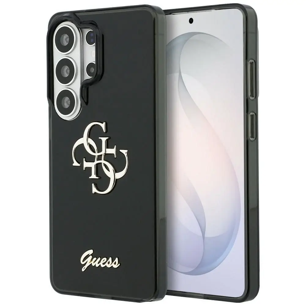 GUESS etui za SAMSUNG S26 Ultra GUHMS26LHGTMLCGK (IML Big Metal 4G in Script) črno