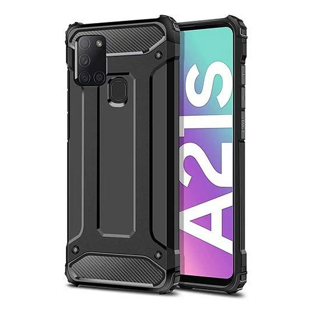 Ohišje za Samsung A21S Armor, črno