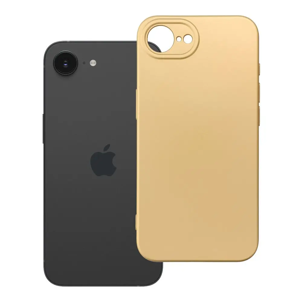 Ohišje za iPhone 16e (SE 4 2025) / 17e v barvi kovinsko zlato