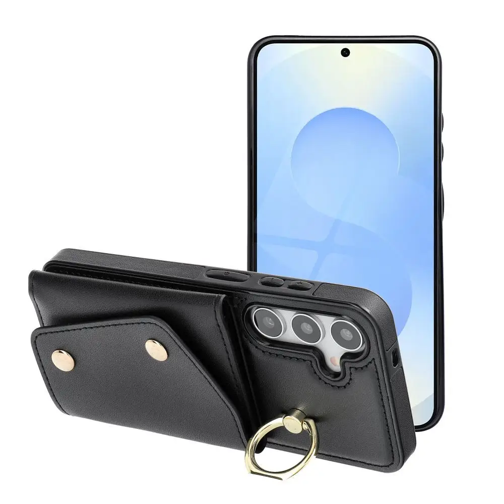 Etui v obliki denarnice WONDER za SAMSUNG A56 5G, črno