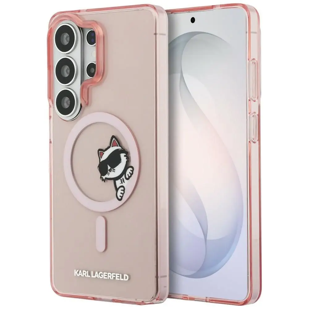 KARL LAGERFELD etui za SAMSUNG S26 Ultra KLHMS26L6HCPSCP (Magnetic IML Peekaboo Choupette) roza