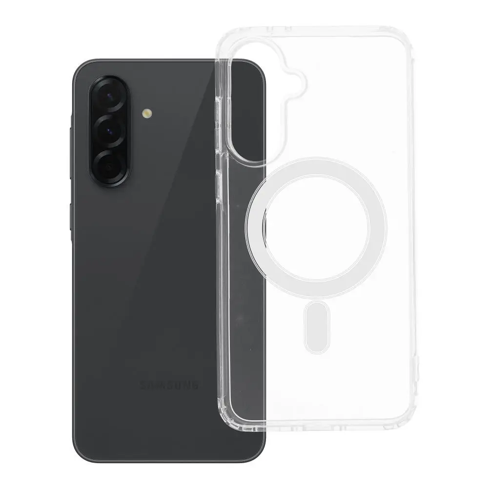 Transparentni etui za Samsung A36 Clear Mag Cover (MID), združljiv z MagSafe