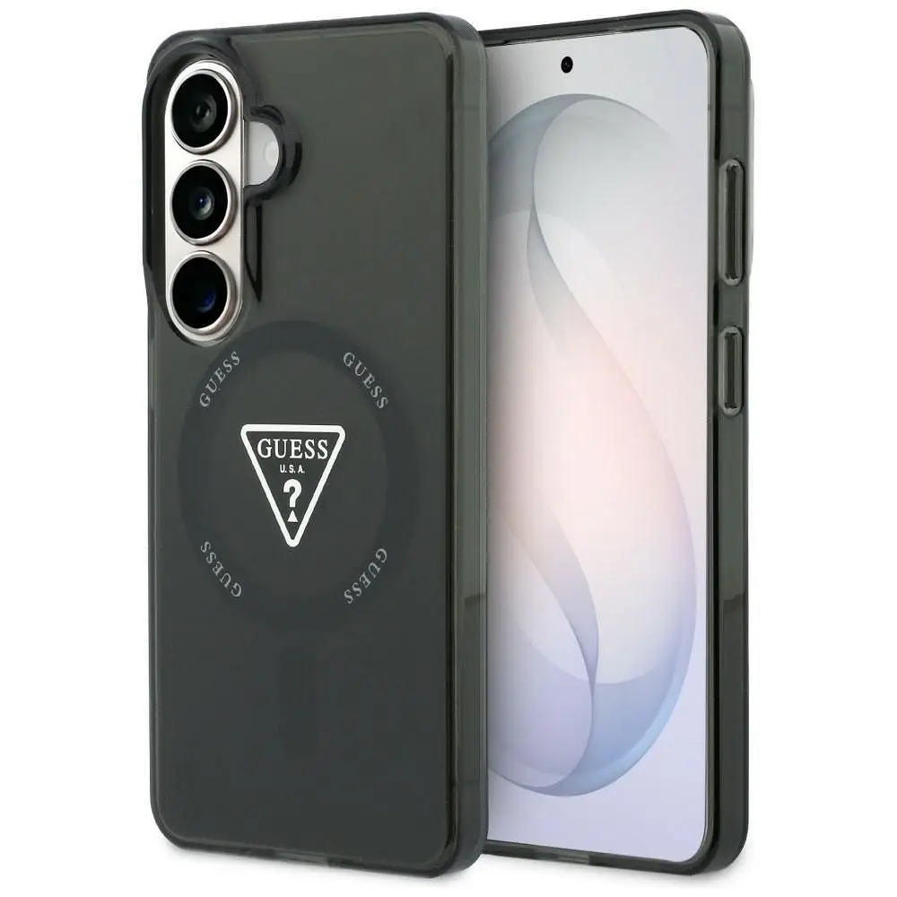GUESS etui za SAMSUNG S26 GUHMS26SHGTMLCGK (Magnetic IML Gradient Triangle) črno
