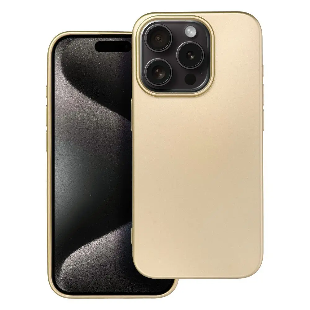 Ohišje za iPhone 15 PRO v barvi kovinsko zlato