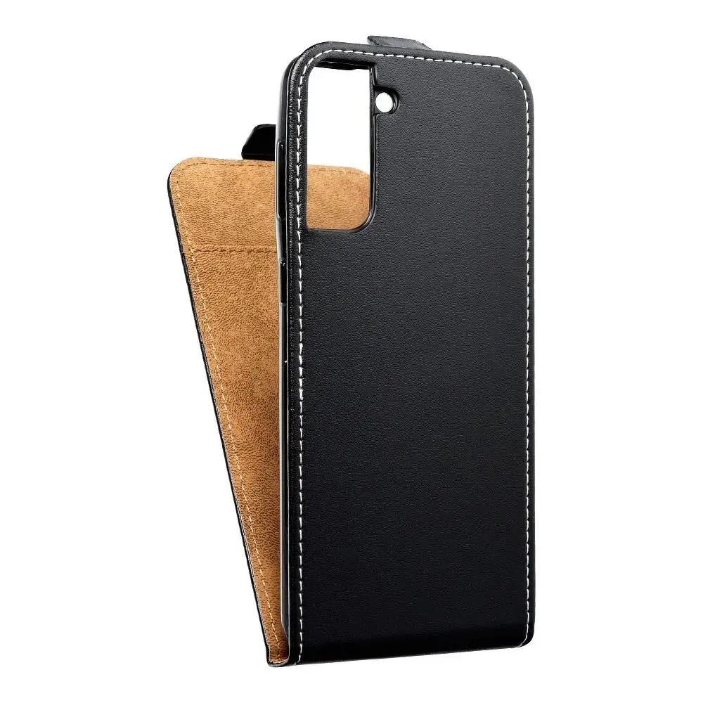 Vertikalni etui SLIM FLEXI FRESH za SAMSUNG S21 Plus, črn