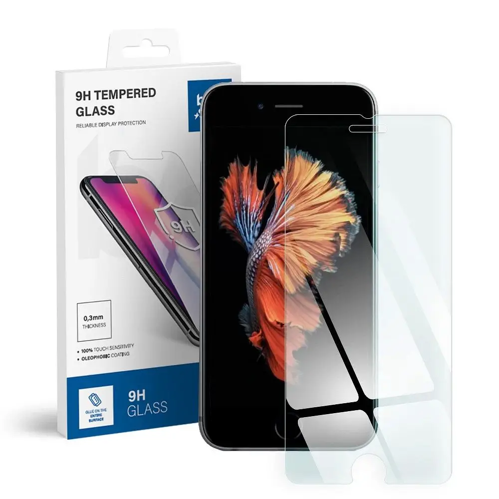 Kaljeno steklo za iPhone 6 / 6S Blue Star