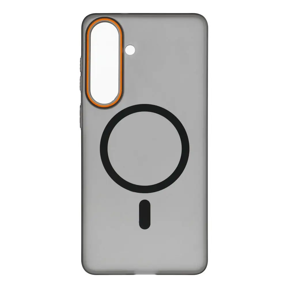 Črno etui za Samsung S26 Plus Go Orange, združljivo z MagSafe