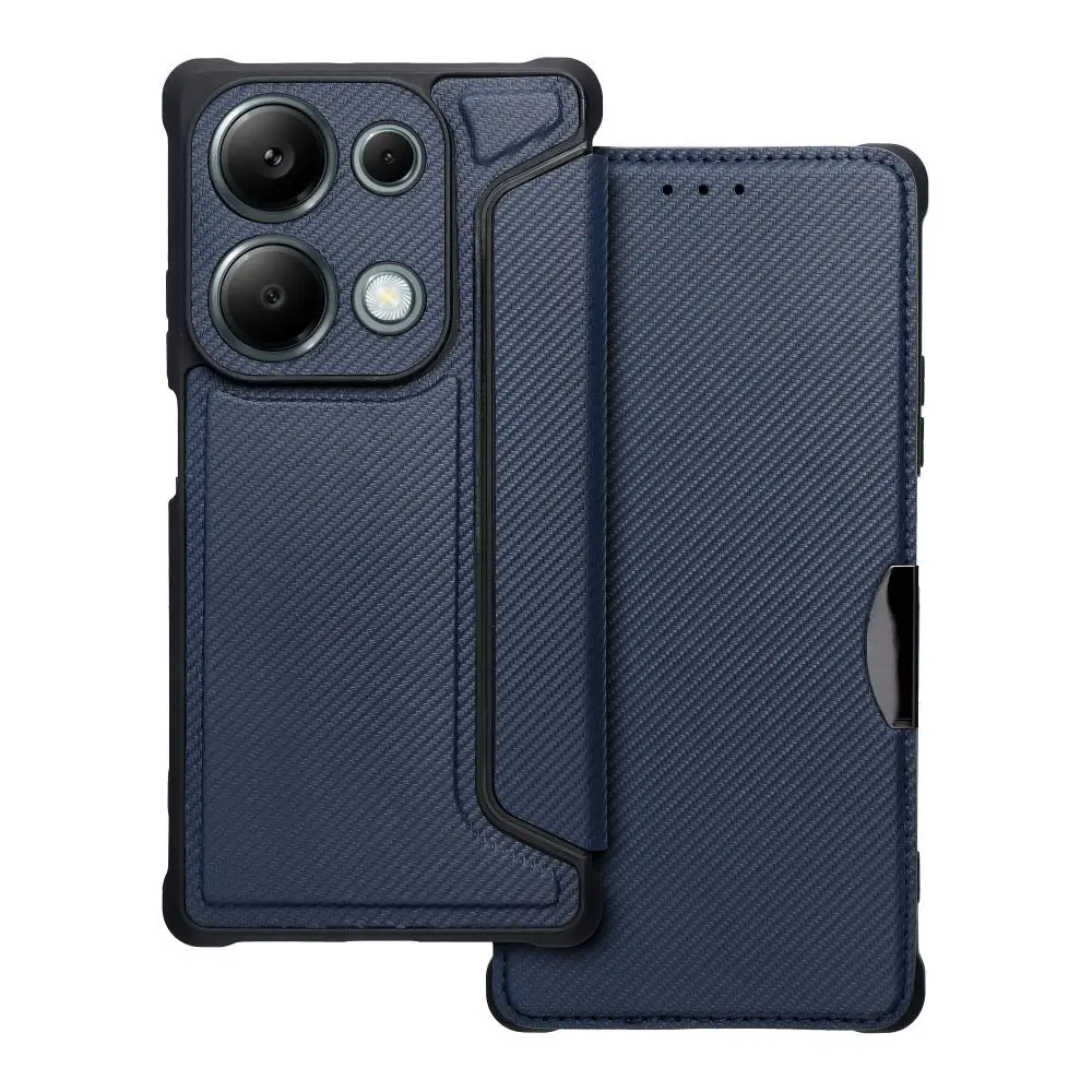 Ohišje RAZOR Book za XIAOMI Redmi Note 13 Pro 4G / POCO M6 Pro 4G, modro