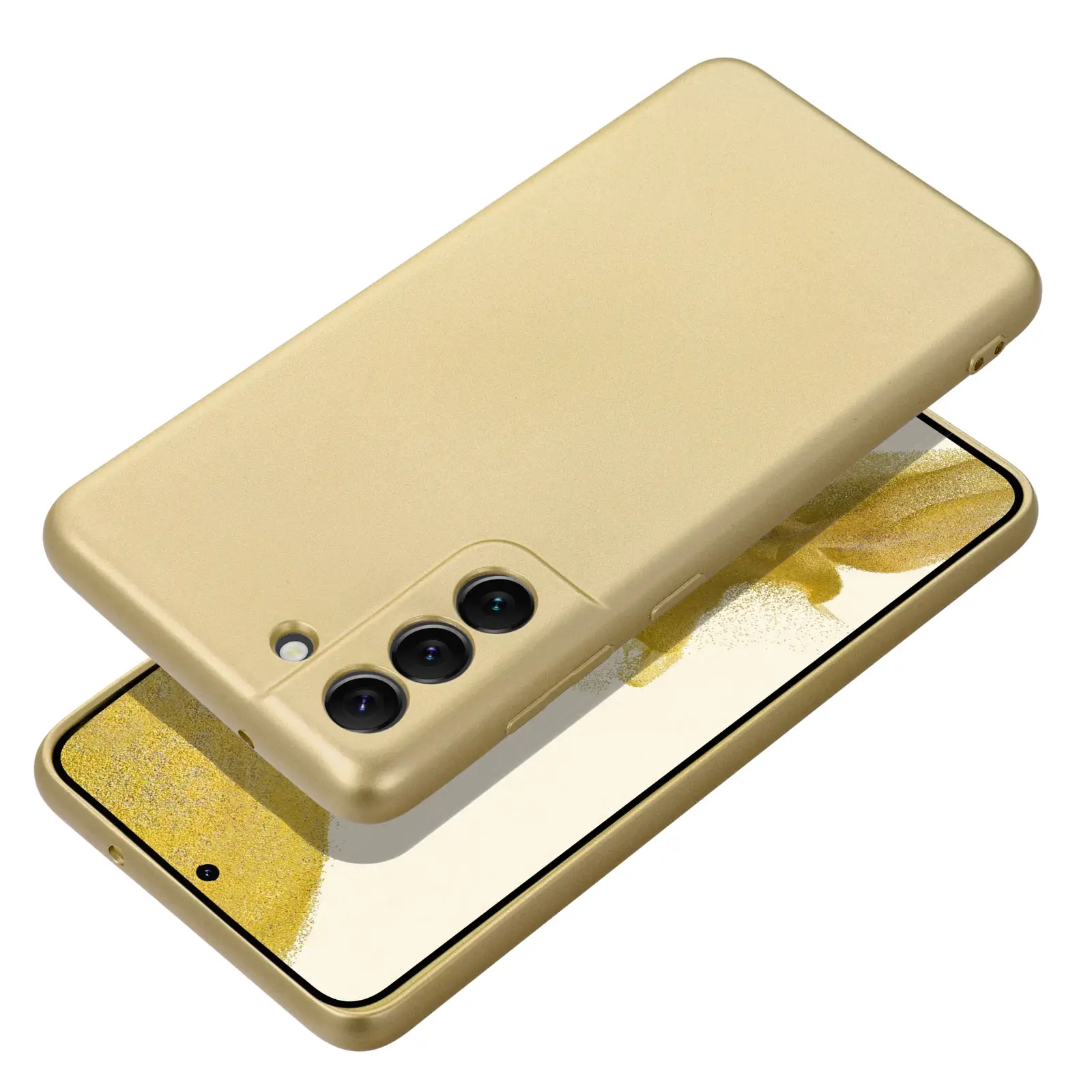 Ohišje za Samsung A37 5G v zlati barvi Metallic
