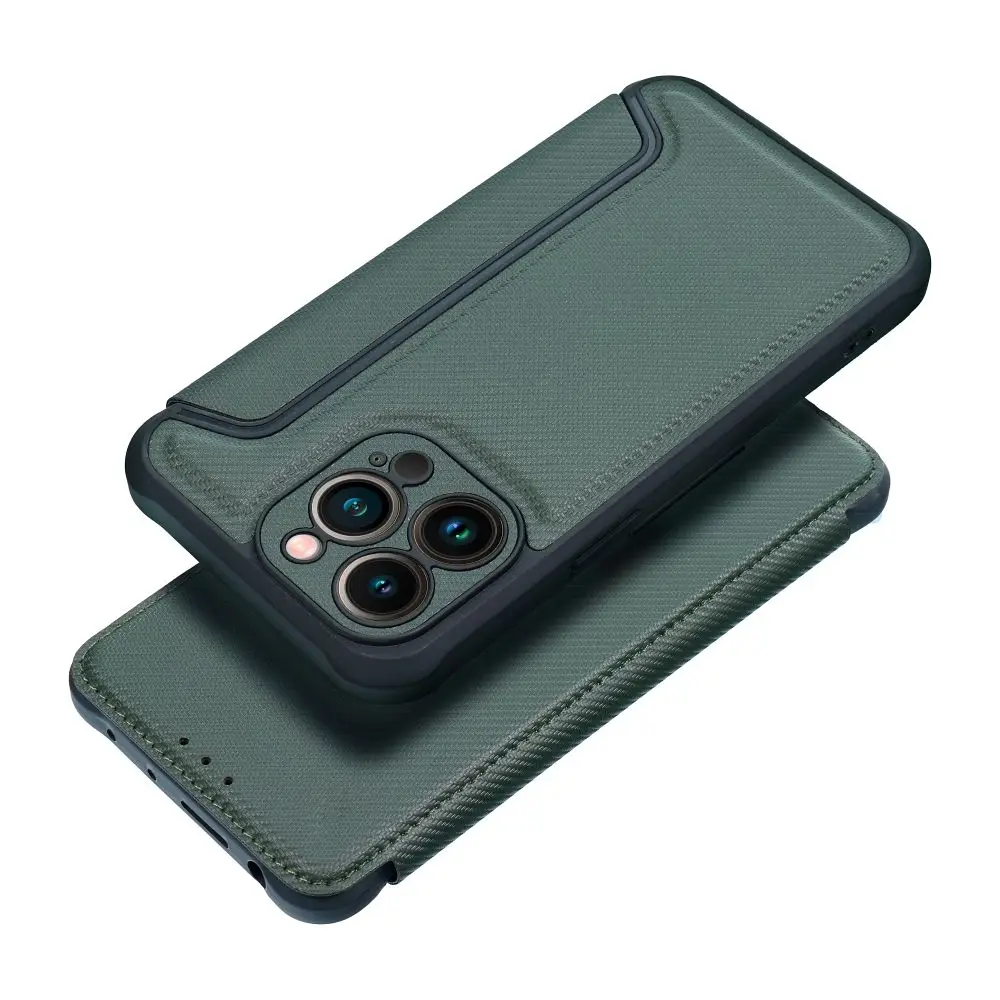 Torbica RAZOR Book za iPhone 17 Air, temno zelena