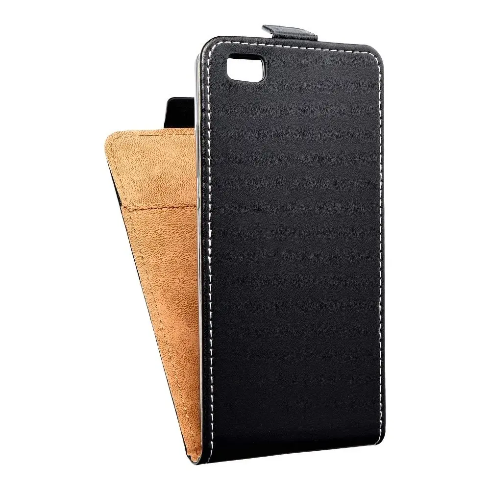 Vertikalni etui SLIM FLEXI FRESH za HUAWEI P8 LITE, črn