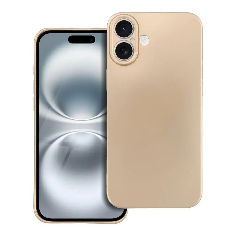 Ohišje za iPhone 16 PLUS v barvi zlata metalika