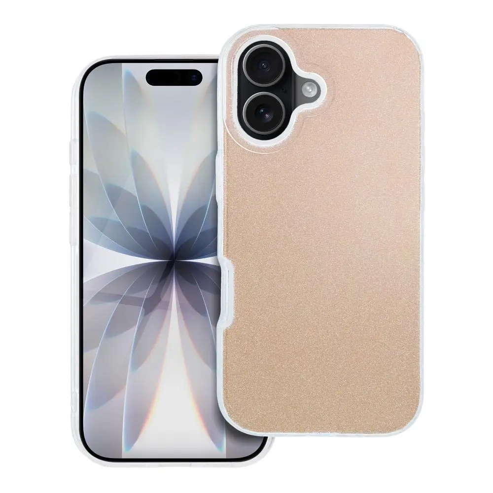 Ohišje za iPhone 17 v bleščeči zlati barvi